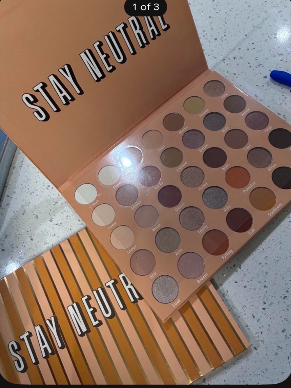 Eyeshadow Palette — Neutral Beige & Brown Tones
